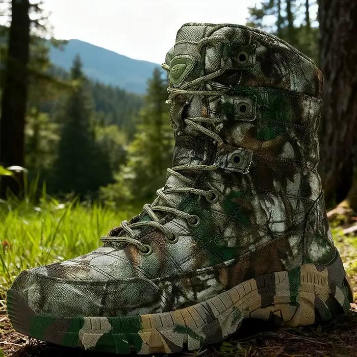 Bottes pour hommes, bottines d'extérieur, bottes de randonnée à lacets, chaussures de sport pour hom
