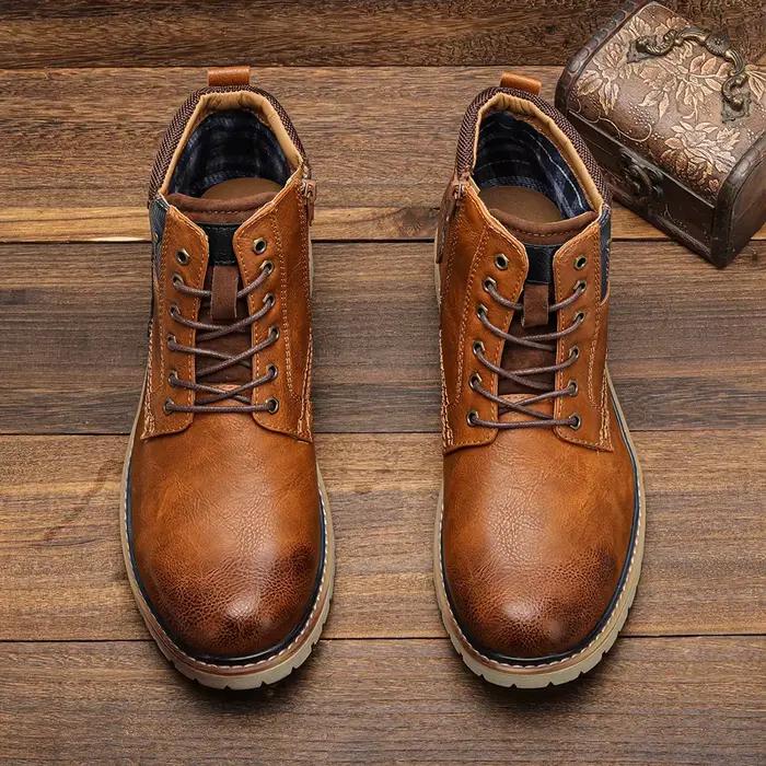 Bottes confortables antidérapantes pour hommes, bottines de printemps pour hommes, nouvelle collecti