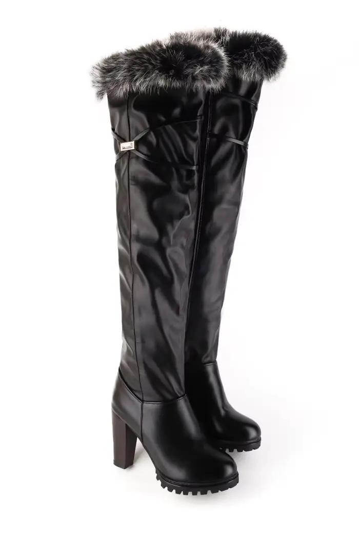 Bottes en cuir à talons hauts pour femmes, talons élégants de loisirs, chaussures sexy pour femmes, 