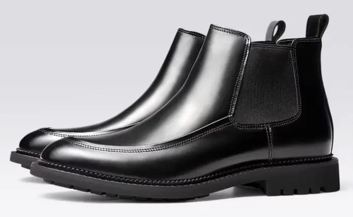 Bottes montantes fabriquées à la main pour hommes, vêtements de travail de luxe, mocassins fabriqués