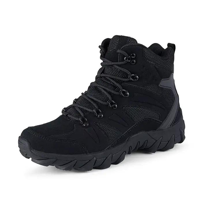 Bottes de combat tactiques améliorées pour hommes, chaussures de randonnée anti-usure à réponse rapi