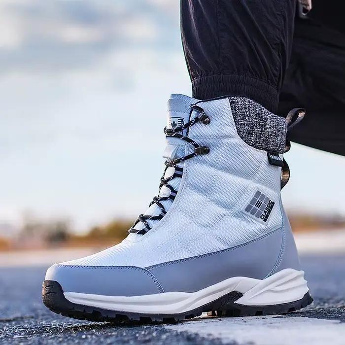 Bottes d'hiver pour hommes 2025, nouvelles bottes de neige imperméables et antidérapantes pour homme