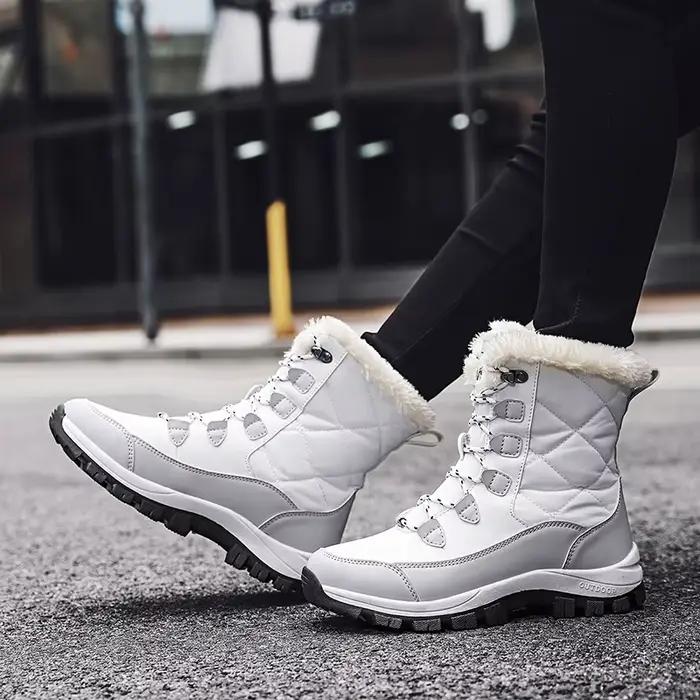 ELUVA bottes de neige thermiques femmes imperméable anti-dérapant bottes d'hiver pour femmes chaud c