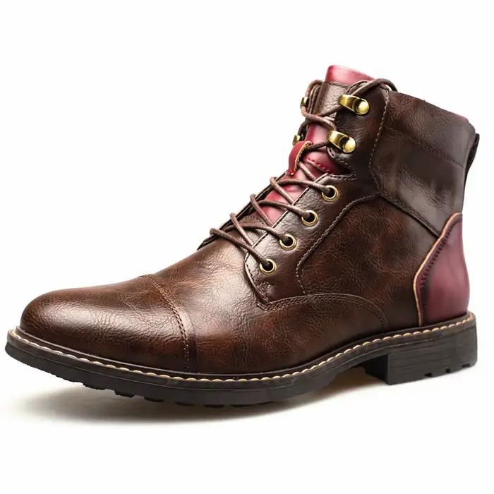 Bottes en cuir confortables pour hommes de marque tendance, Nouveautés 2026, Chaussures Chelsea de h