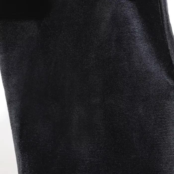 Bottes à talons épais en PU, bottes à manches élastiques, courtes, en peluche, synthétiques, extensi