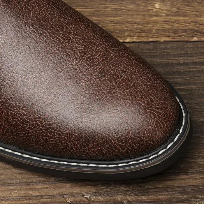 Bottes rétro confortables pour hommes, marque de mode, 2024, 40-46
