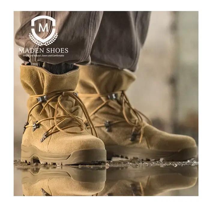 Maden – bottes de désert montantes Vintage pour hommes