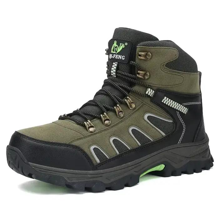 Bottines d'extérieur homme HaiziLi en fibre de bambou pour randonnée et activités outdoor en hiver et en été