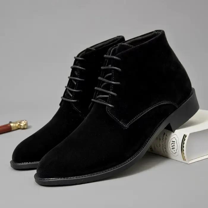 Bottes en cuir décontractées et tendance pour homme