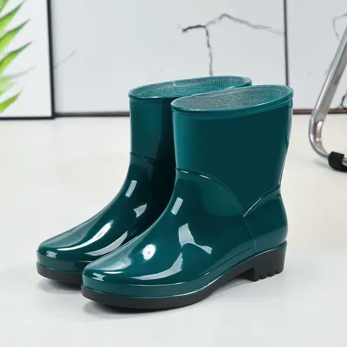 Bottes de pluie mi-mollet pour femmes