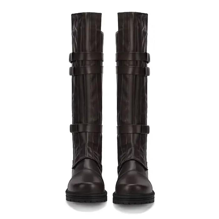 Bottes de chevalier Renaissance pour femmes