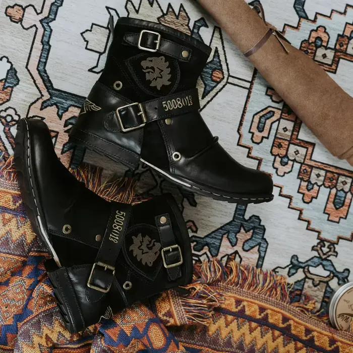 Cowboy hommes bottines de haute qualité rétro