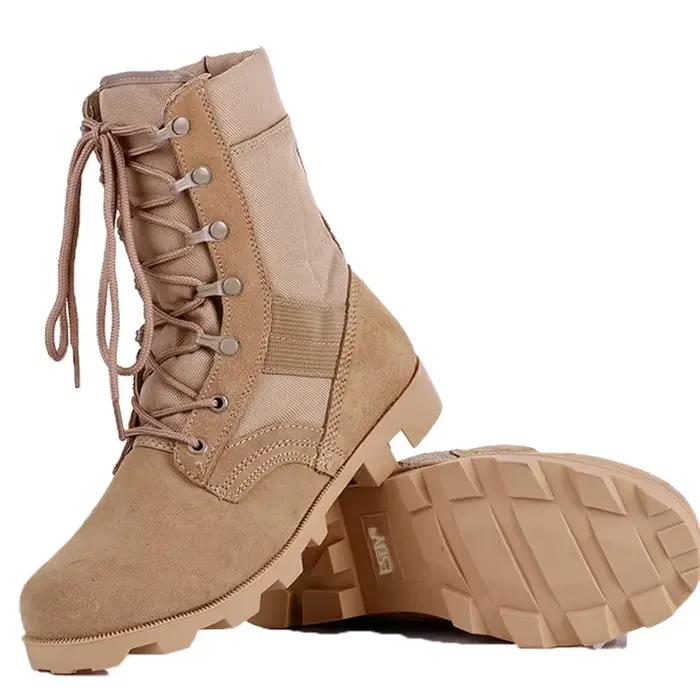 Bottes de chasse respirantes pour hommes, entraînement en plein air, saut, randonnée dans la jungle, sports, escalade, camping, chaussures de désert camouflage, printemps, automne