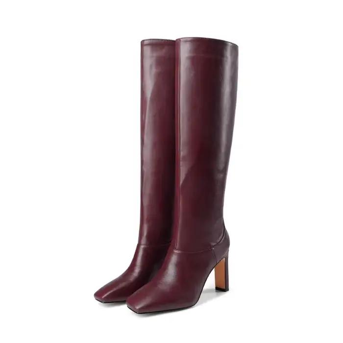 Bottes hautes au genou pour femmes