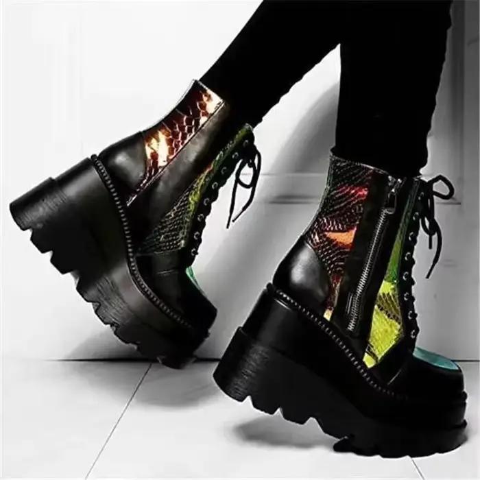 Nouvelles bottes mi-mollet en caoutchouc pour femmes, design européen et américain, grande taille, confort et élégance pour les saisons froides