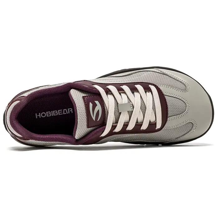 HOBIBEAR pieds nus chaussures de randonnée unisexe large largeur Trail course baskets zéro goutte en cuir artificiel rétro chaussures de marche
