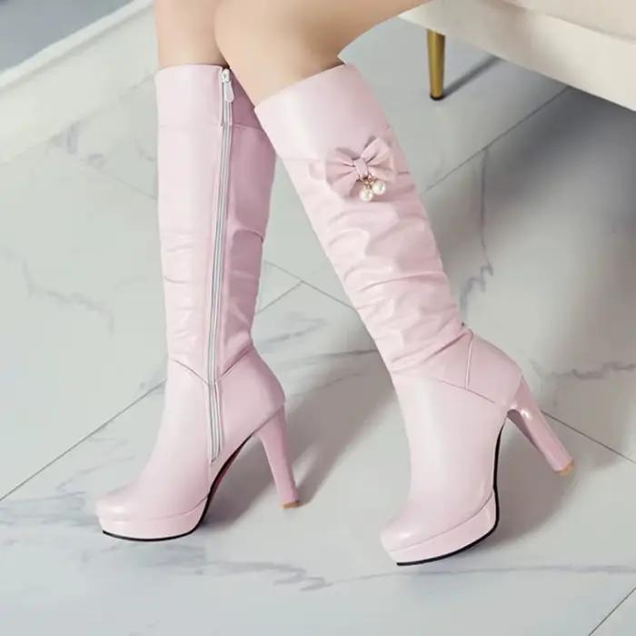 Plate-forme bottes 2020 Femme Genou