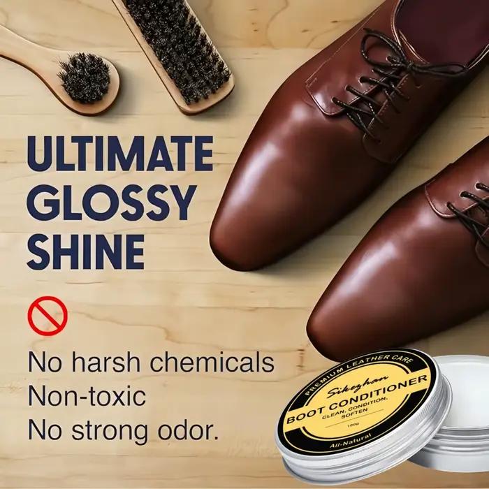Crème de soin pour bottes en cuir