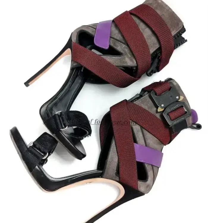 Sandales bottines sexy pour femmes