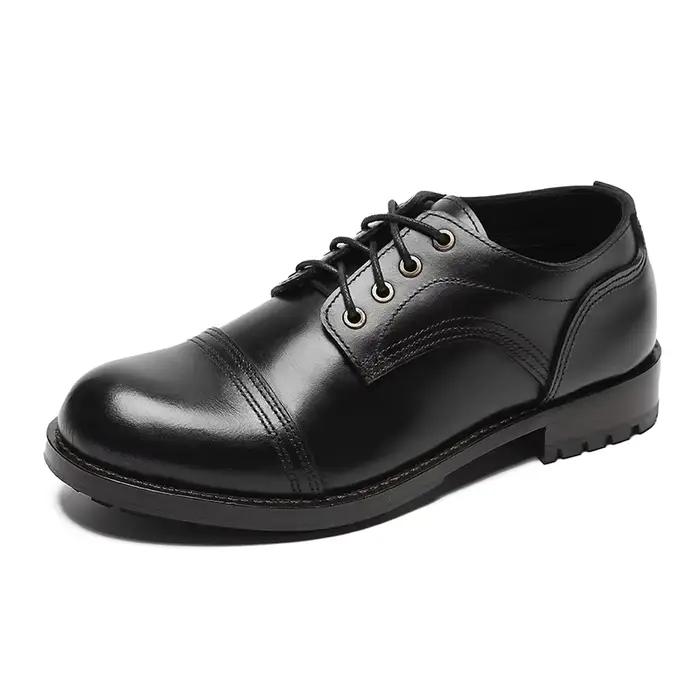 Men's Casual Shoes Tooling Boots Man Cow Leather Male Ankle Boots Vintage Men's Handmade Boots