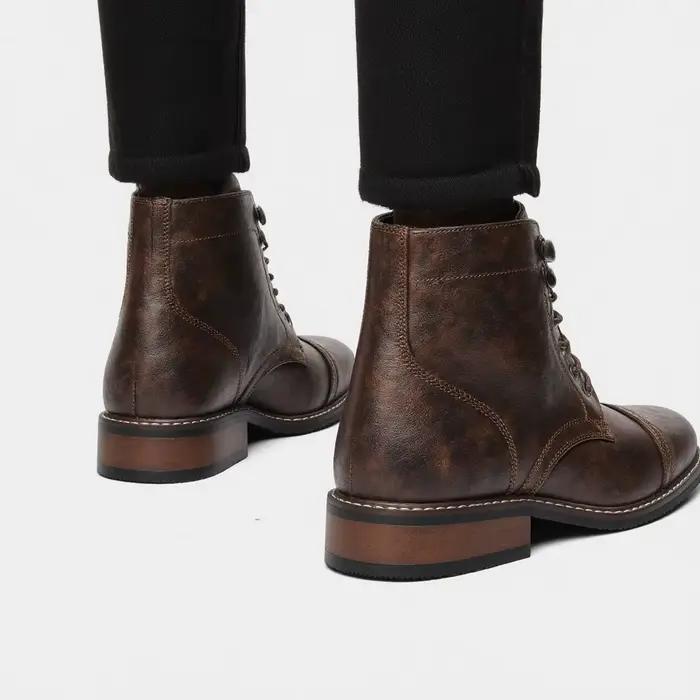 Bottes en cuir 2026, style rétro