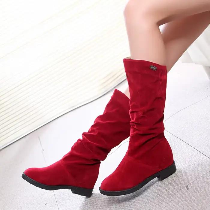 2025 bottes de neige femmes chaussures d'hiver décontracté femme mi-mollet