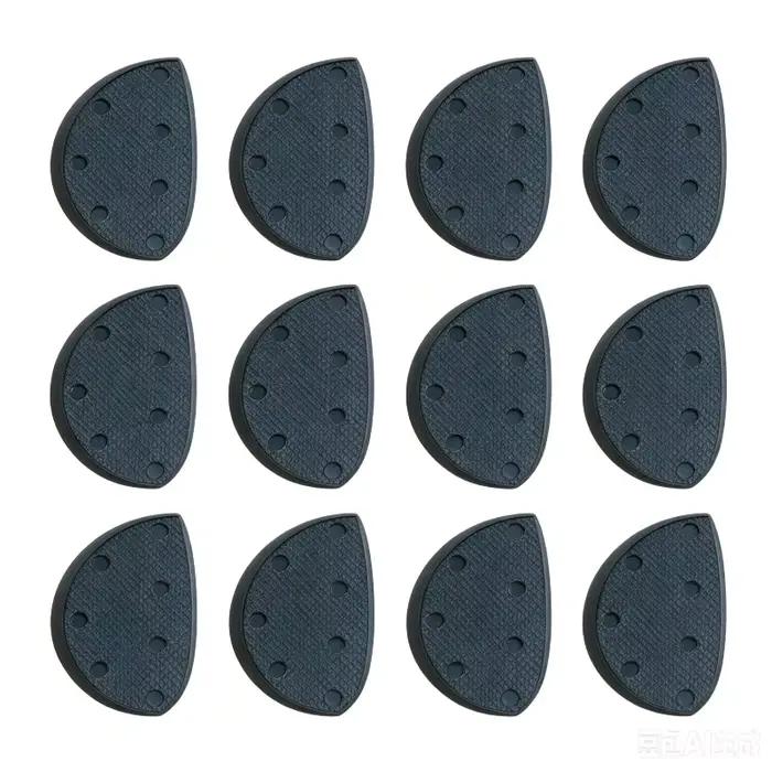 Plaques de protection en caoutchouc pour talons et bouts de chaussures protections de semelles en fer à cheval patchs de réparation antidérapants pour bottes et baskets kit d'entretien des chaussures légères