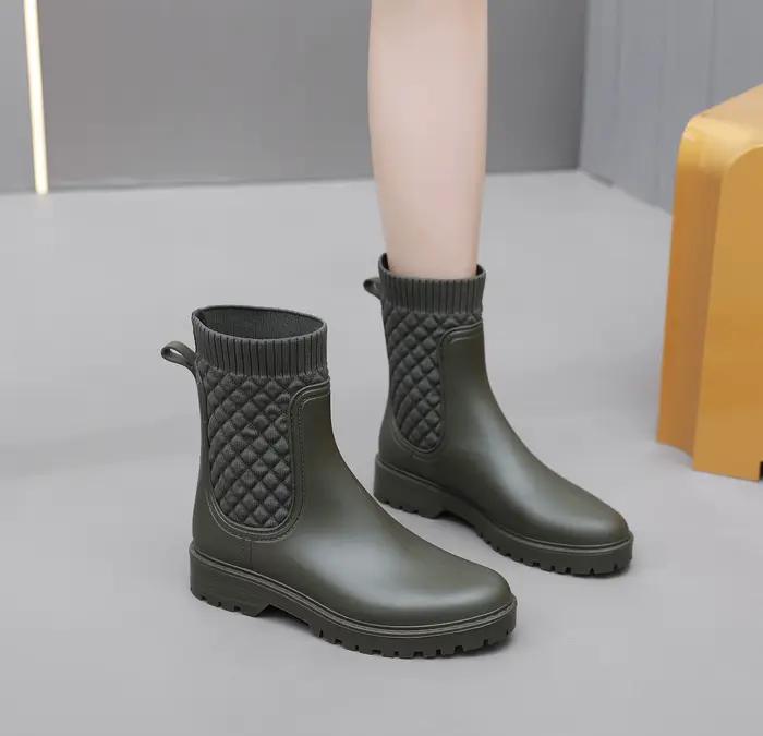 StephanRain-Bottes de pluie courtes pour femmes