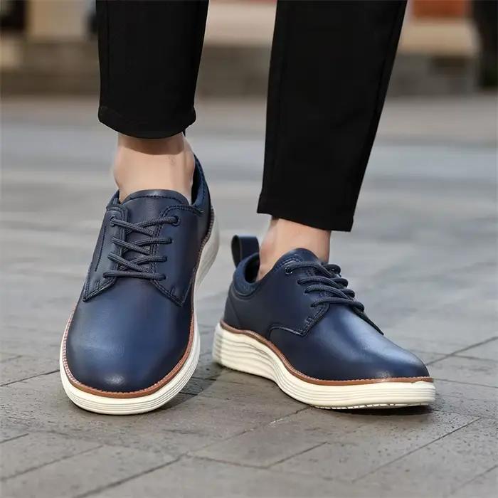 2025 bottes pour hommes mode chaussures de marche simples tendance mode bout large chaussures décontractées chaussures de sport confortables
