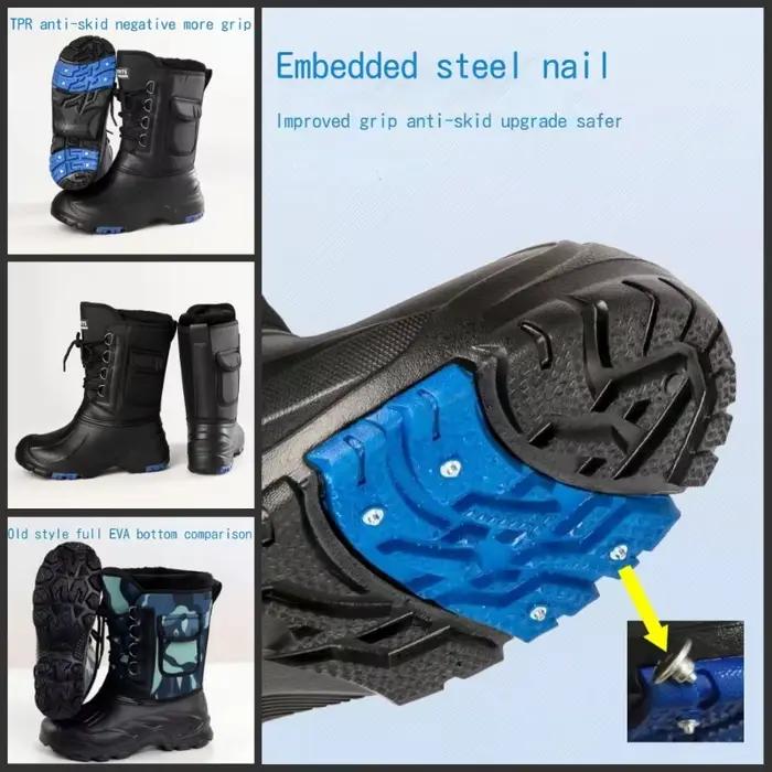 Bottes de neige chaudes à la mode pour hommes