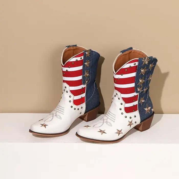 Bottes occidentales de cowboy pour femmes