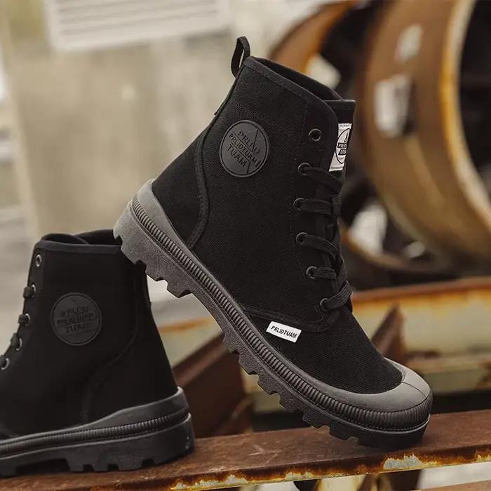 Bottines en toile pour hommes