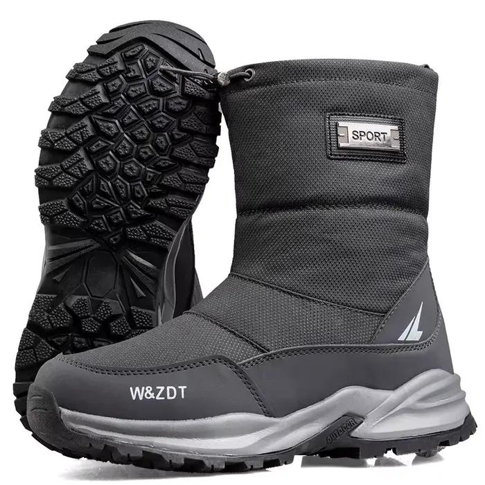 Bottes de neige en coton non ald pour hommes