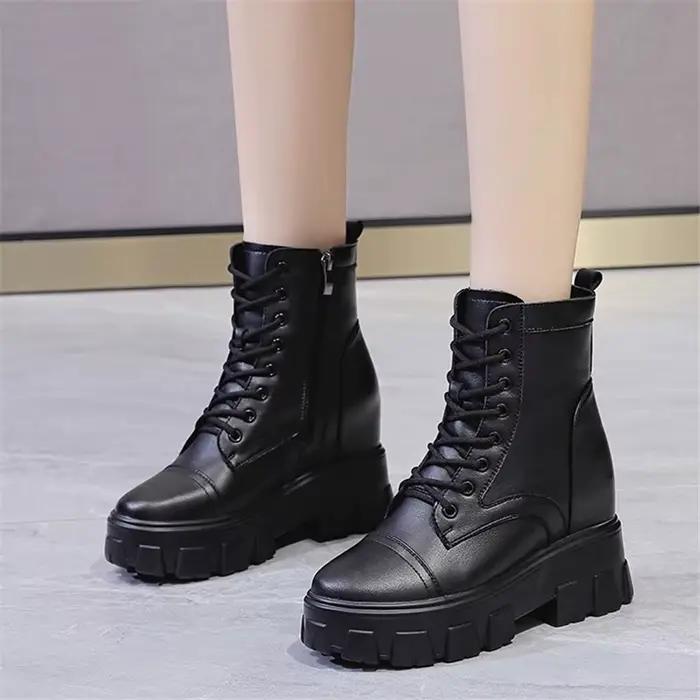 JIANBUDAN – bottes courtes à plateforme pour femmes