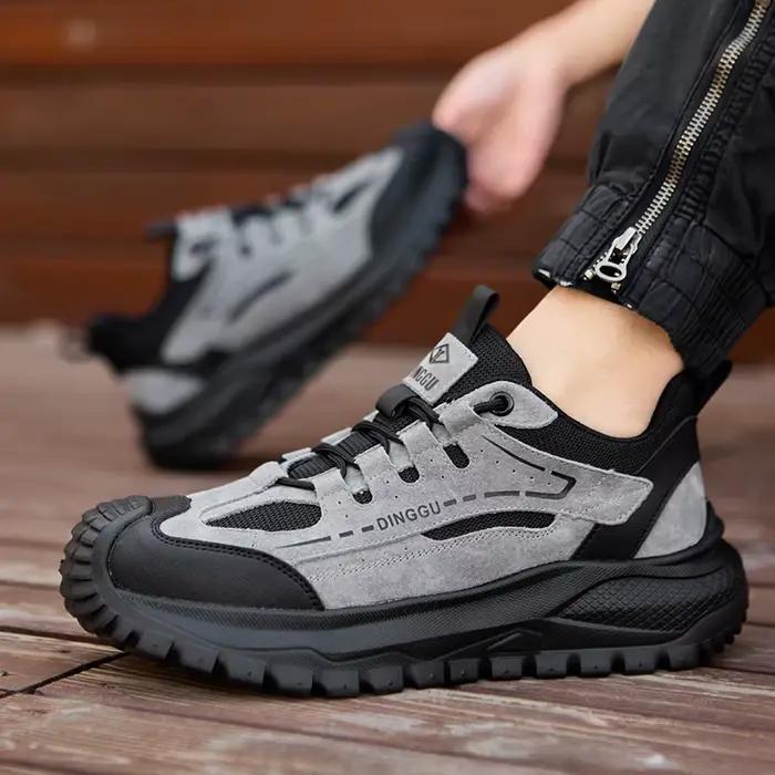 Chaussures de sécurité légères pour hommes et femmes, respirantes, à bout en acier, résistantes aux perforations, baskets de travail, bottes de protection