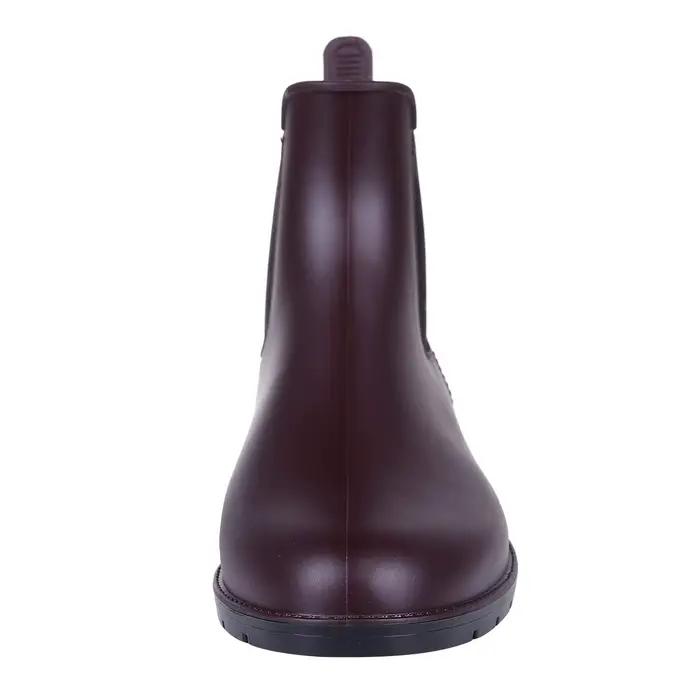 Evshine semelle intérieure confortable bottes de pluie pour femmes imperméable anti-dérapant mi-mollet chaussures de pluie pour le travail en plein air jardinage ferme bottes en caoutchouc