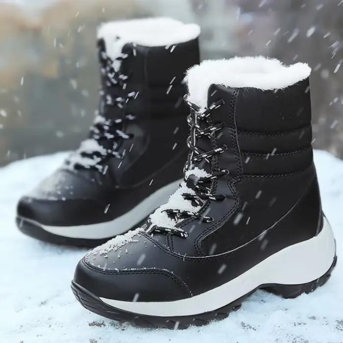Bottines à talons imperméables pour femmes