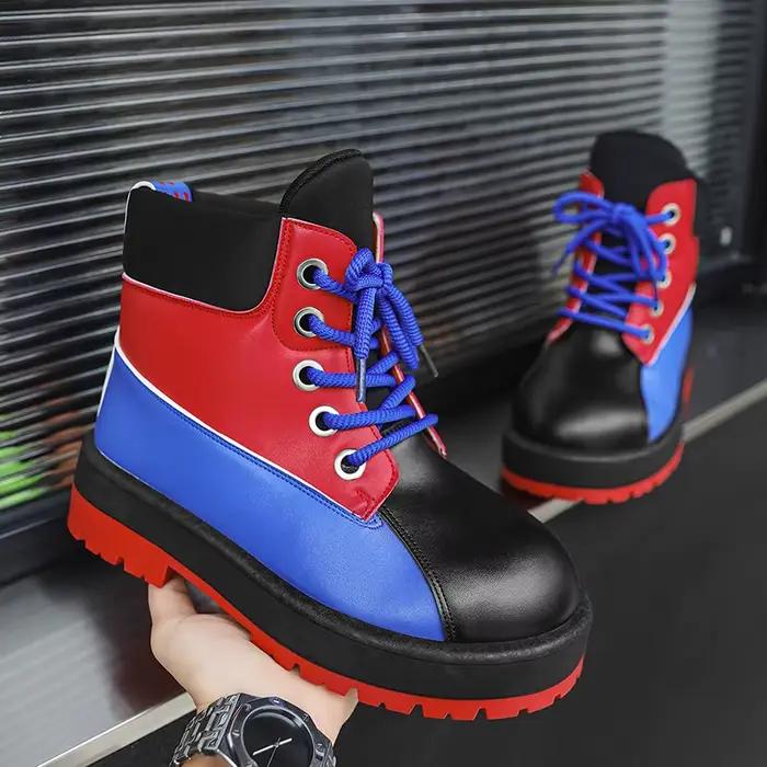 Bottes à lacets pour hommes