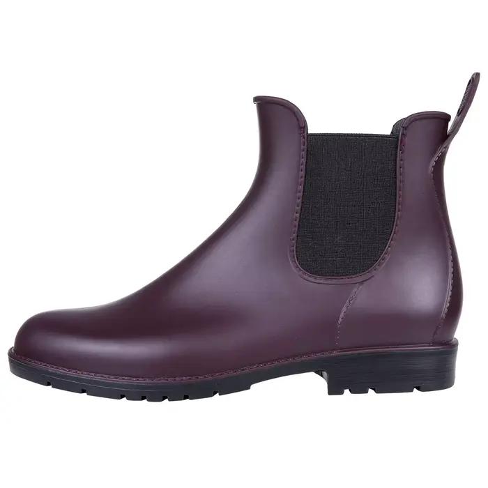 Evshine semelle intérieure confortable bottes de pluie pour femmes imperméable anti-dérapant mi-mollet chaussures de pluie pour le travail en plein air jardinage ferme bottes en caoutchouc