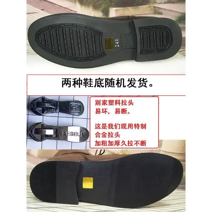 Nouvelles bottes d'équitation montantes en cuir véritable pour hommes, style cowboy, à lacets, avec fermeture éclair