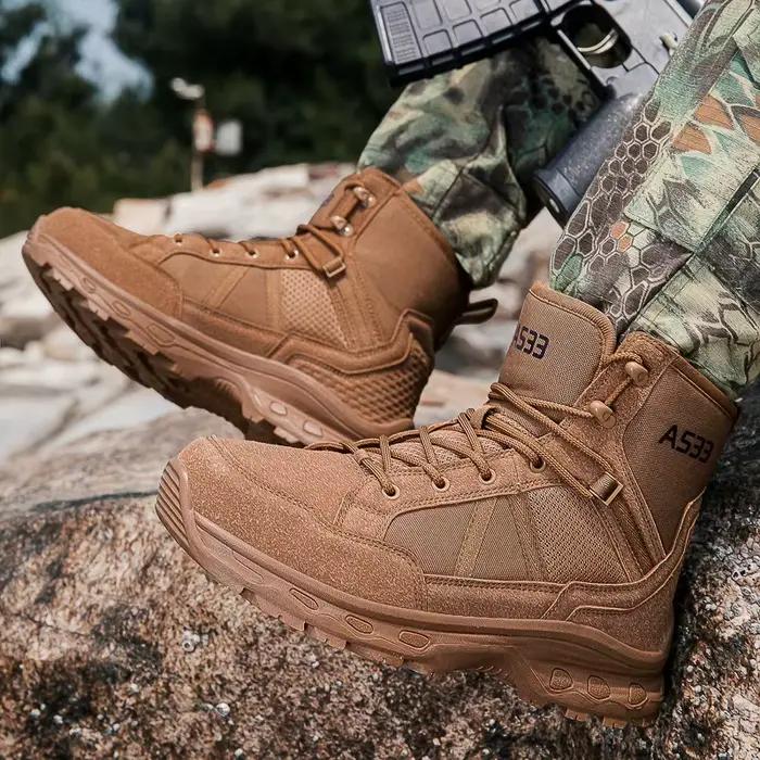 Bottes tactiques militaires pour hommes