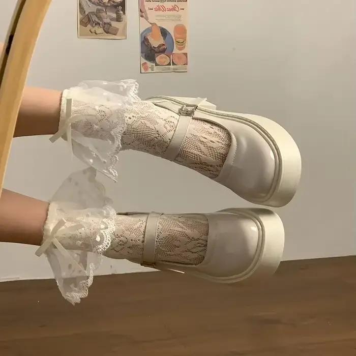 Bottines à plateforme épaisses noires pour femmes