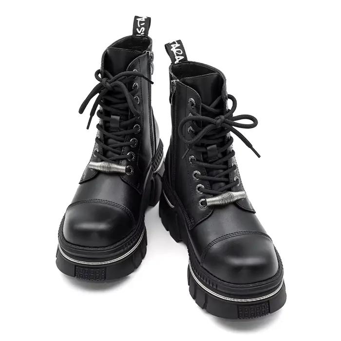 Bottines Punk à plateforme pour femmes