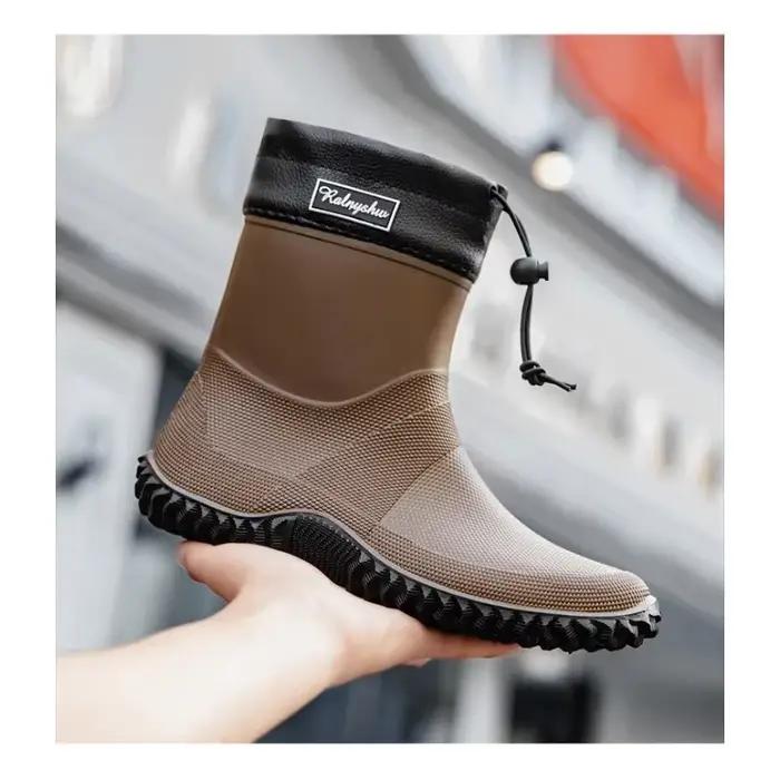 Bottes de pluie courtes pour hommes