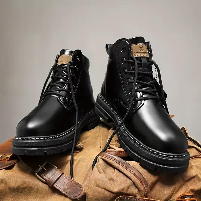 Bottes de travail durables à lacets pour hommes