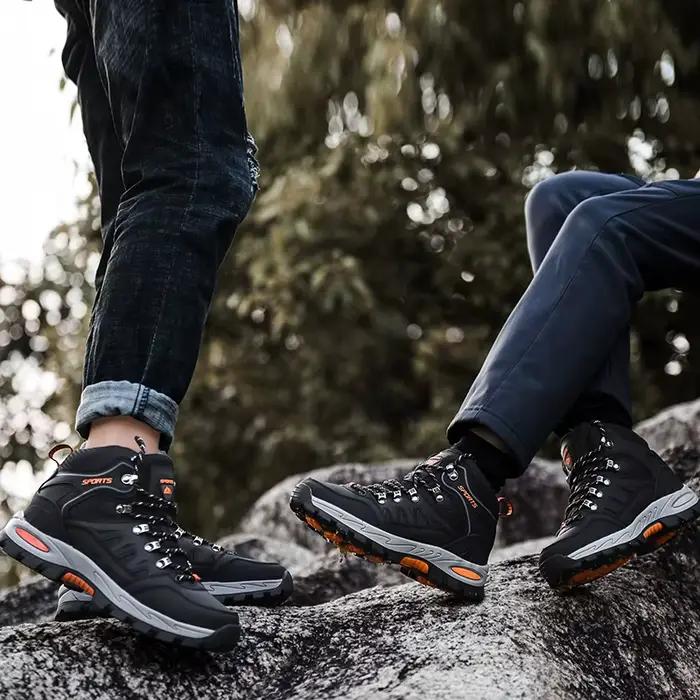 Bottes de randonnée imperméables en plein air pour hommes et femmes