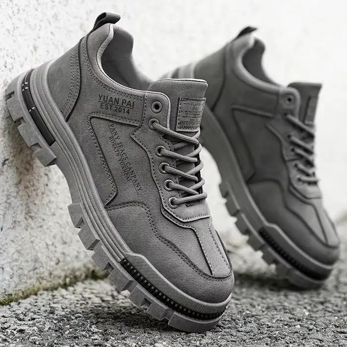 Bottes de randonnée pour hommes à tige haute polyester confortables et polyvalentes pour randonnée et loisirs occassions spéciales