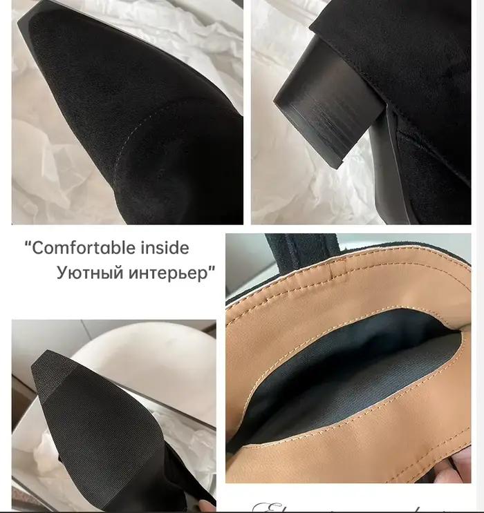 Ods – bottes Chelsea en daim rouge