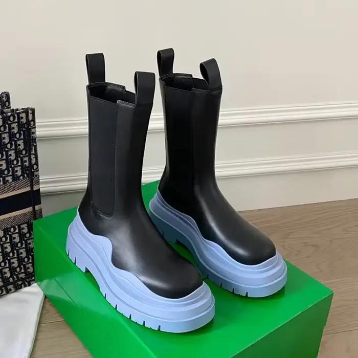 Bottes Chelsea en Cuir Élégantes pour Femmes Occasions Spéciales Printemps Automne Nouvelle Collection 2026