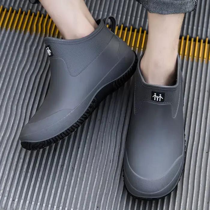 Bottines de pluie résistantes à l'usure, antidérapantes pour femmes, adaptées aux randonnées et aux activités de plein air, été